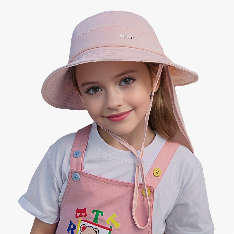 Children's Wide Brim Sun Hat UV Protection for Summer