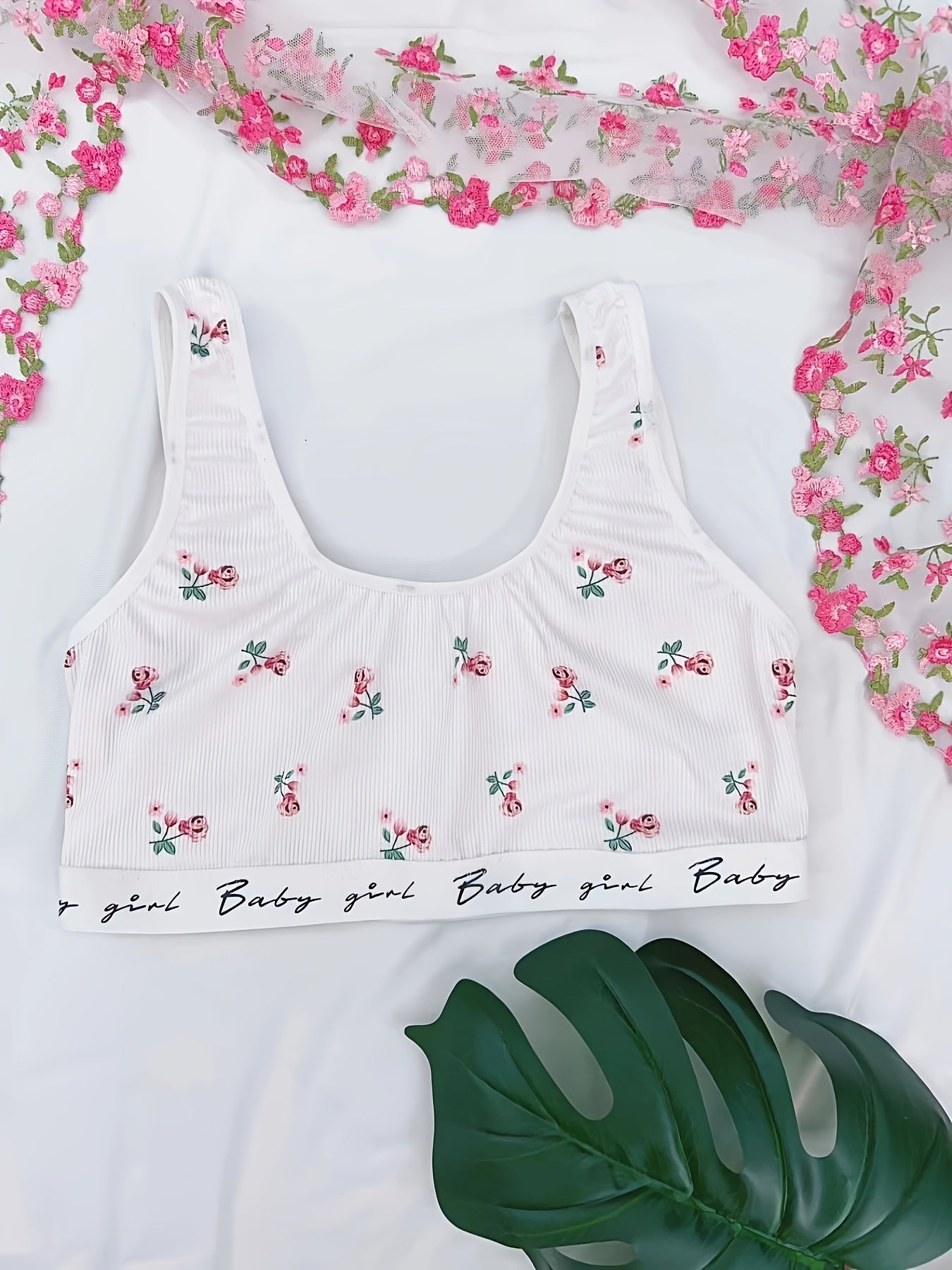 Floral Print Sleeveless Sleep Top for Women