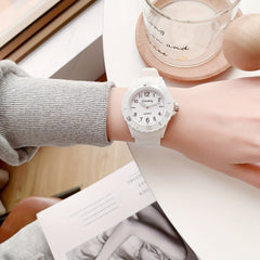 Colorful Disc Children's Quartz Watch with Rotatable Dial