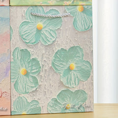 Painting Gift Bag Birthday Gift Tote Bag High End Retail Boutique Supermarkets