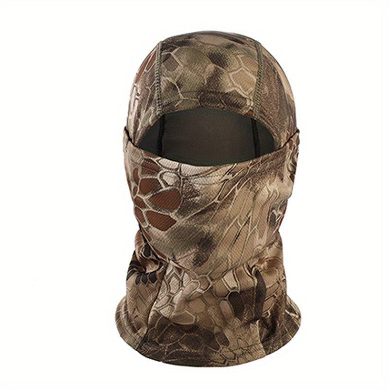 Multicam Tactical Balaclava Full Face Mask Military Airsoft Cycling Camo Scarf