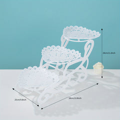 1pc Cake Stand & Dessert Display for Tea Time Snacks Various Styles
