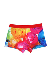 Colorful Print Boyshort Panties Comfy Intimates with Patterns
