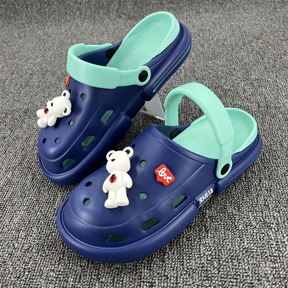 Men's Lightweight Hollow Out Sandals with Charms