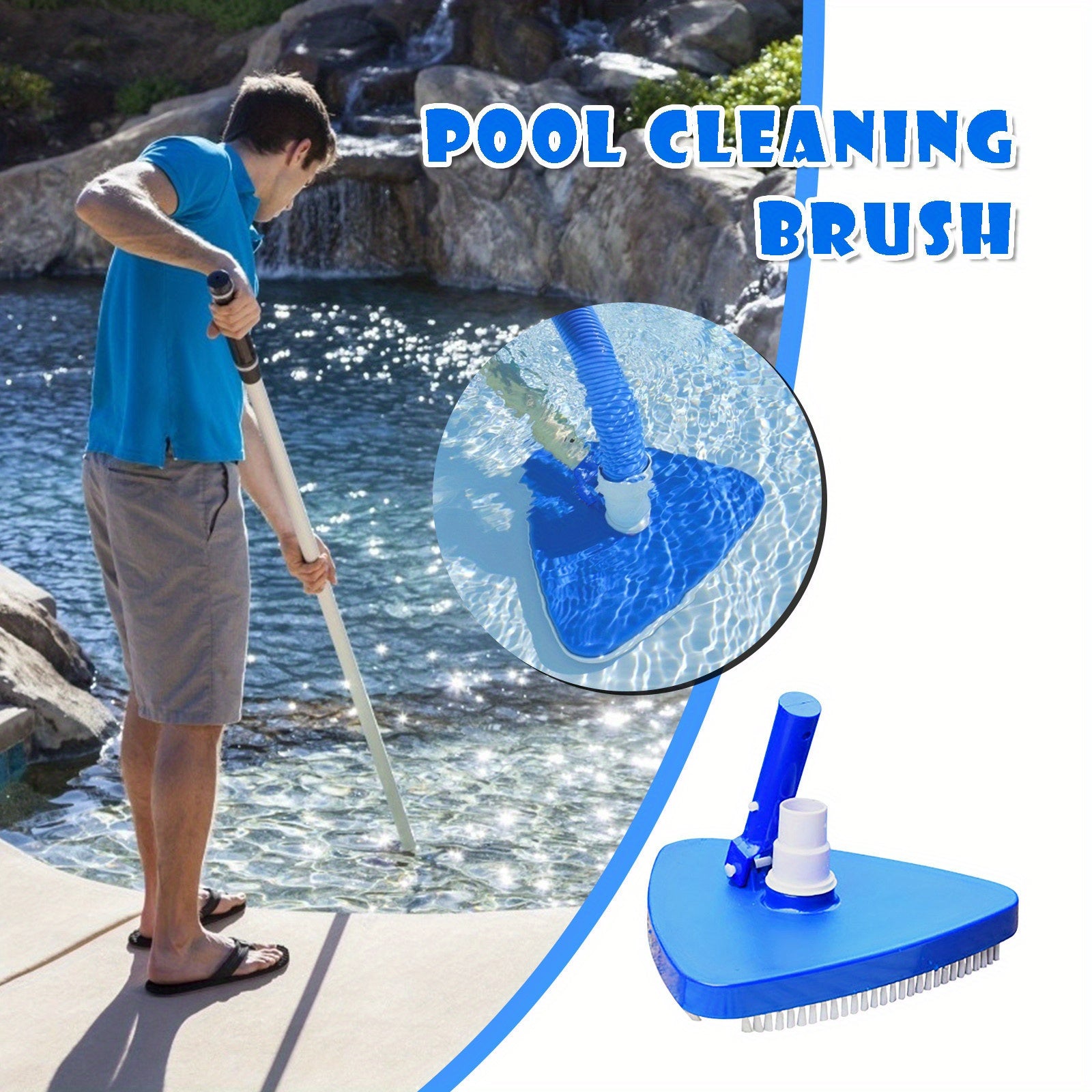 Swimming Pool Cleaning Brush & Garden Tools - Pool Accessories