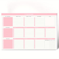 Daily To Do List Notepad Tear Off Planning Pad 52 Sheets
