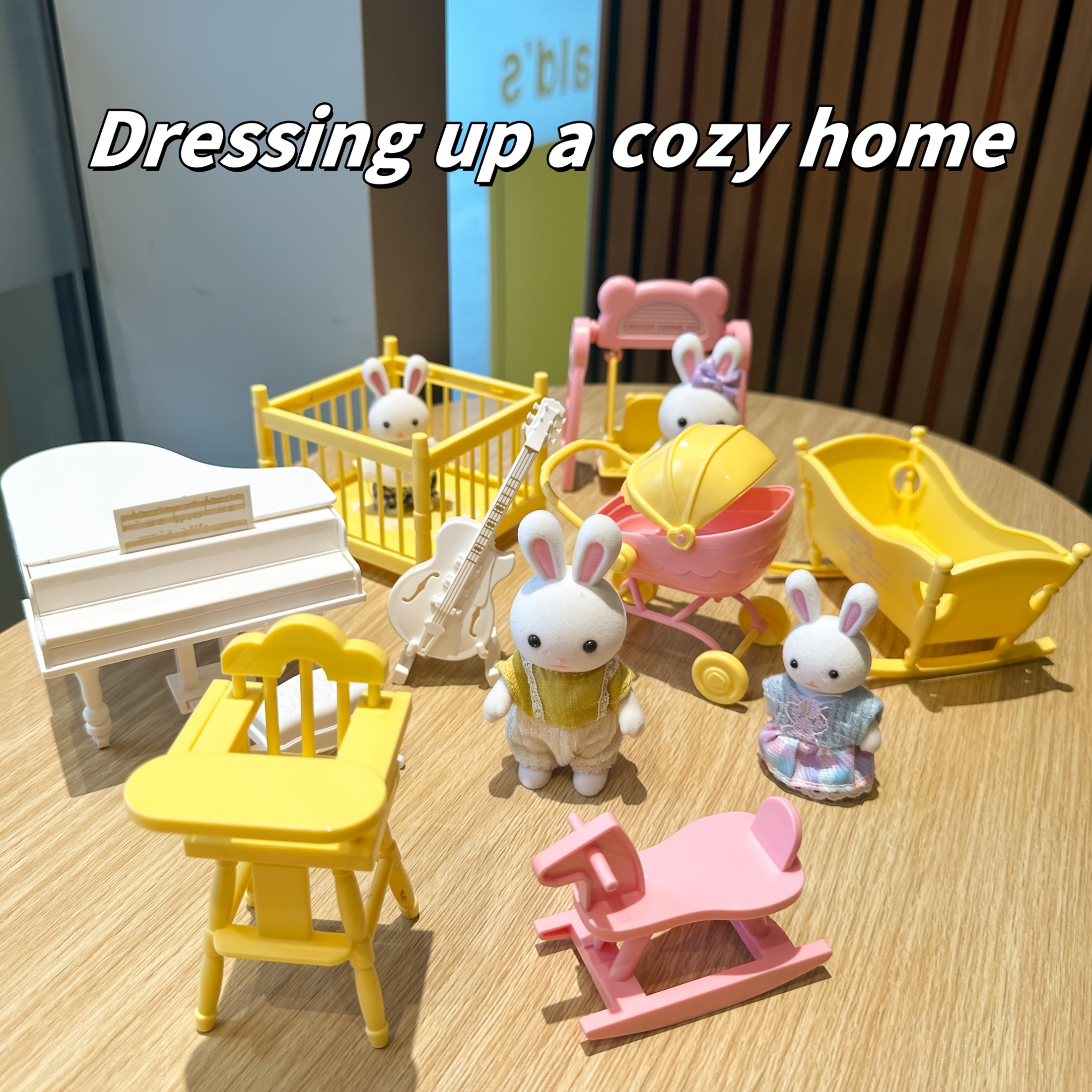 Pretend Play Furniture Toy Set Micro Simulation Doll House