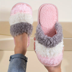 Cozy Plush House Slippers For Girls Anti-Skid Winter Shoes