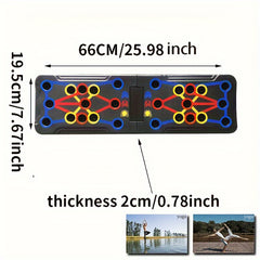 Foldable 20-in-1 Push Up Board Chest Muscle Exercise Equipment