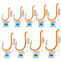 20pcs High Carbon Steel Octopus Fishing Hooks Size 10 10 0