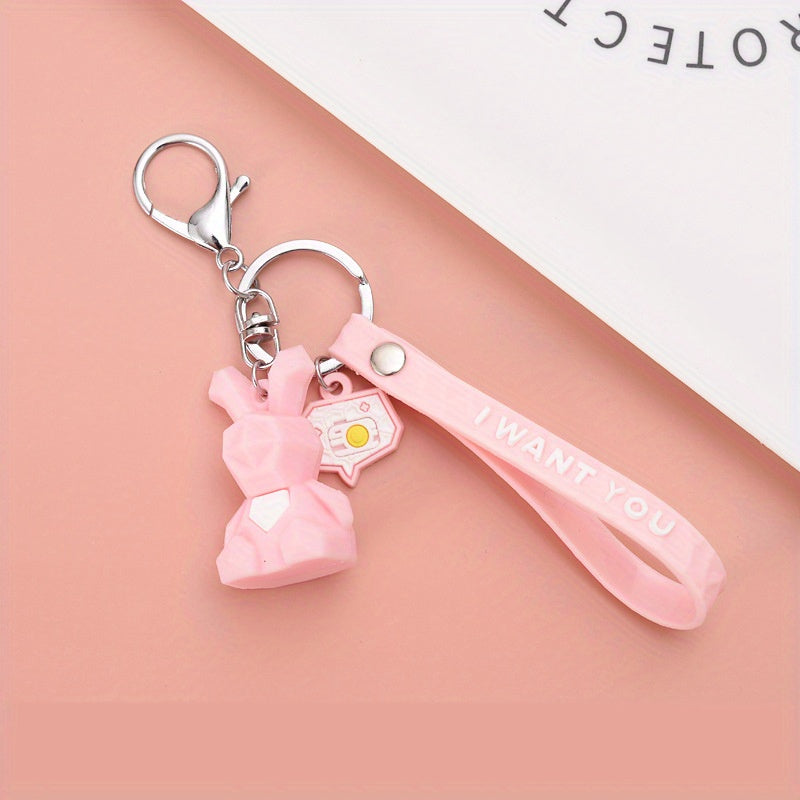 Geometric Animal Keychain for Bags - Perfect Holiday Gift