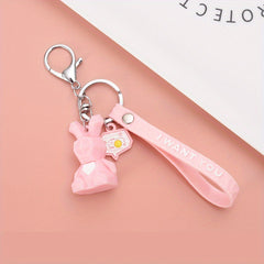 Geometric Animal Keychain for Bags - Perfect Holiday Gift