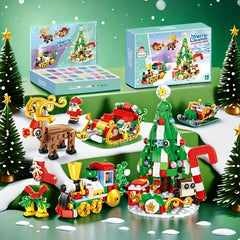 Christmas Advent Calendar Building Block Set - Educational Jigsaw