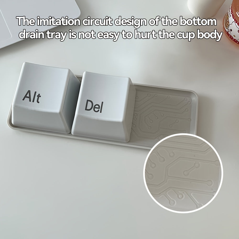 3pcs Set Creative Coffee Cups Keyboard Shaped Drinking Cup 10 14oz