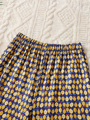 2pcs Lemon Print Kid's Pajama Set Comfy PJ Girl's Loungewear