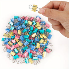 OWLKELA 60Pcs Mini Clips Binder Clips Small Paper Clips