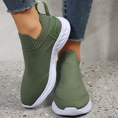 Women's Slip-on Walking Shoes Lightweight Sneakers