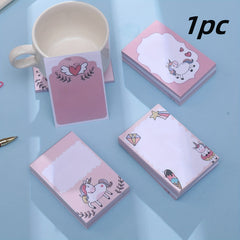 Creative Unicorn Sticky Notes Paper Stationery For Students