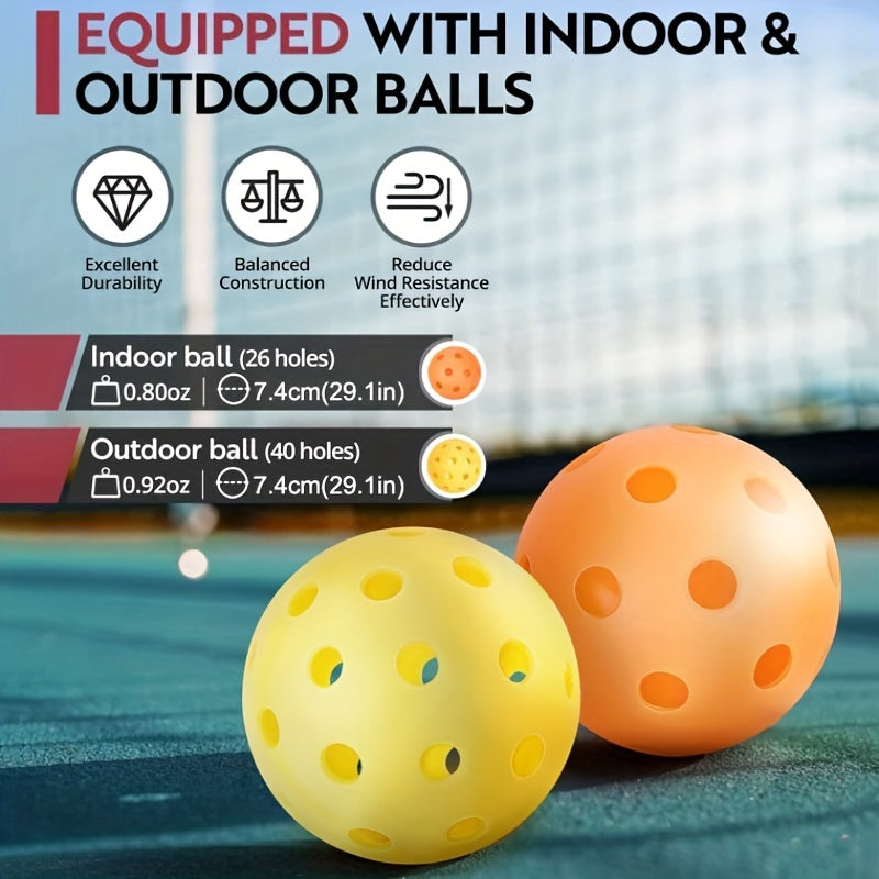 Professional Outdoor Training Pickle Ball - High Elastic 26/40 Hole Pickballs