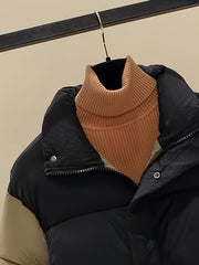 Long Puffer Jacket Women Winter Outdoor Warm Over-The-Knee Coat