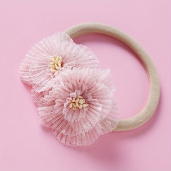 3pcs Baby Girls Mesh Flowers Headband Hair Accessories