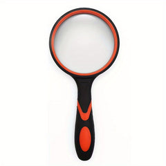 Handheld Magnifying Glass 10X Real Glass Lens