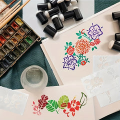 5pcs Finger Painting Sponge Daubers Art Painting Sponges Ink Pad Watercolor Pain