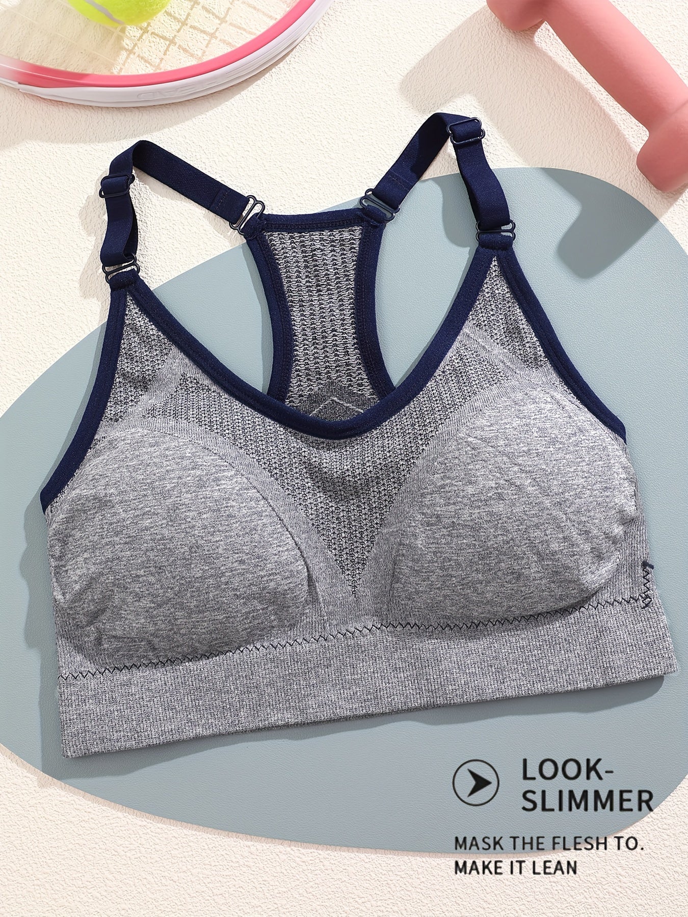 Wireless Sports Bra for Women Comfy & Breathable Workout Bra