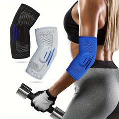 Sports Knitted Elbow Pad Warm Nylon Cover Outdoor Skiing Running Basketball