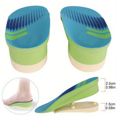 Cushioned Shock Absorption Insoles for Comfortable Wear