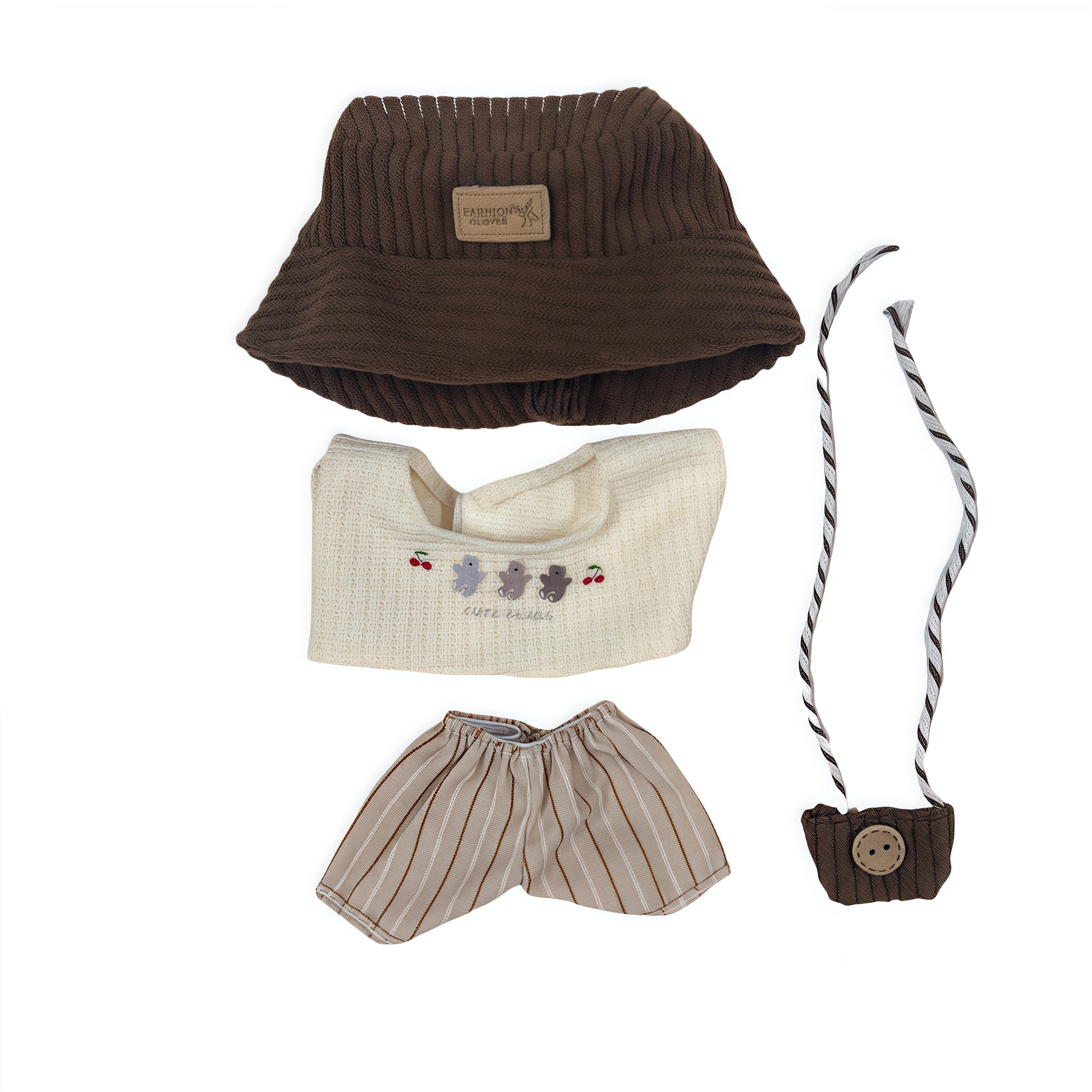 LABUBU Doll Clothes Set for 16-17cm Dolls - Graduation Season & Christmas Couple
