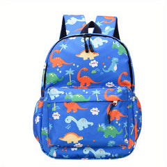 Kids Dino Backpack Large Capacity Lightweight School Bag