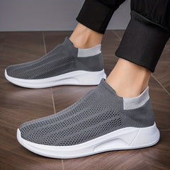 Unisex Lightweight Slip On Casual Shoes Breathable Sock Shoes