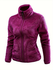 Double Sided Fleece Anti-Static Warm Jacket Women's Sportswear