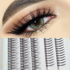 100 200 Clusters Lashes Set Fairy Style Grafting Individual Eyelashes