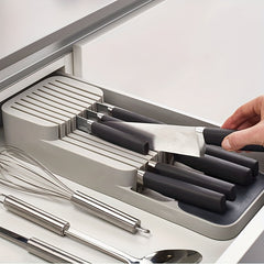 Knife Block Holder Drawer Storage Box Organizer Insert