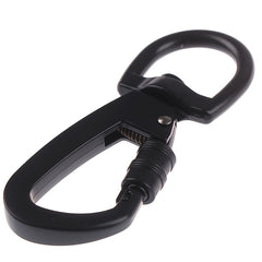 D Type Hanging Buckle Locking Carabiner Swivel Ring for Camping Hiking