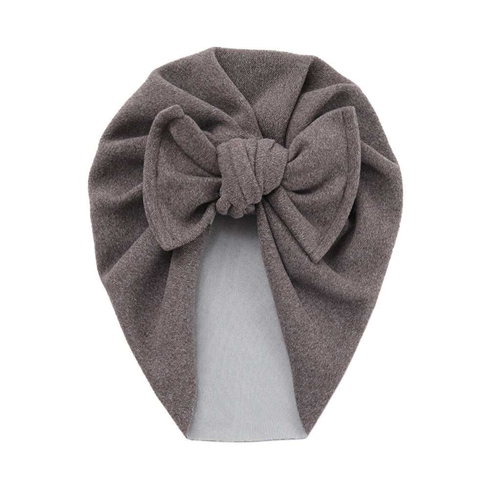 Kids Imitated Cashmere Square Bow Hat