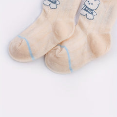 Bear Mesh Pantyhose for Baby Girls Soft Comfortable & Breathable Leggings