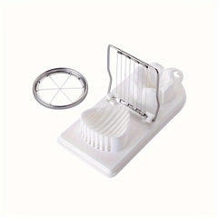 Small 2 in 1 Egg Cutter Stainless Steel Kitchen Accessory