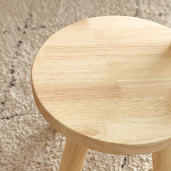 Wooden Rabbit Ears Small Stool Shoe Changing Stool