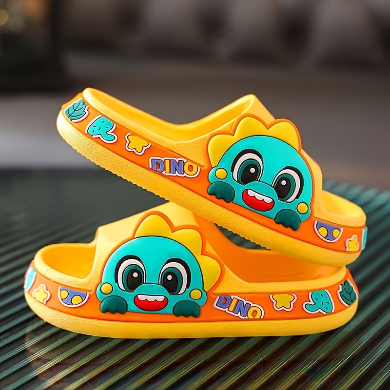 JIAGEYA Boys Cartoon Slippers Non Slip Lightweight Open Toe Slippers