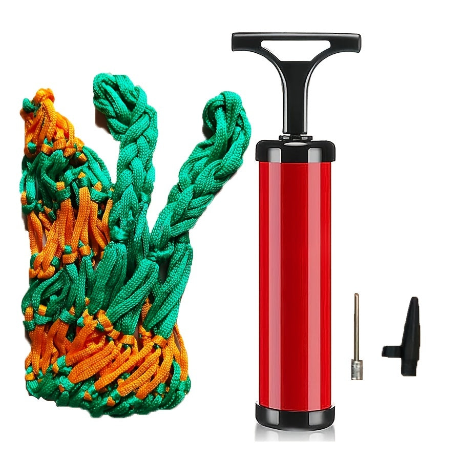 Sports Equipment Storage Mesh Bag - Portable Handheld Inflatable Tube