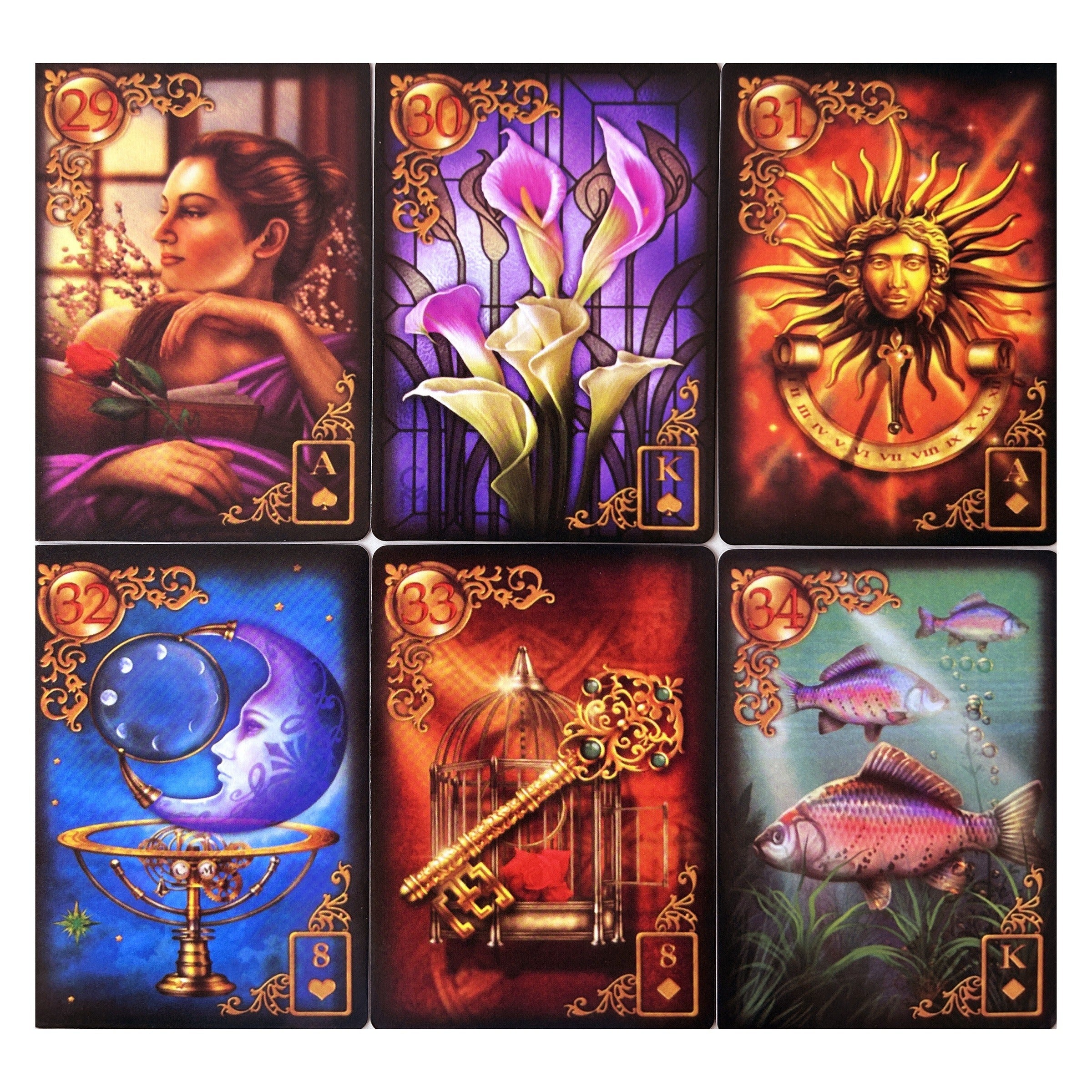 Vintage Oracle Cards & Board Games Bundle