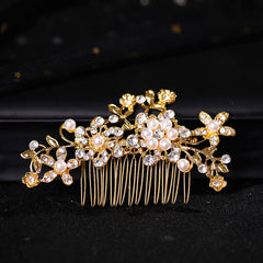 Rhinestone Flower Hair Comb Pins Bridal Wedding Party Decor