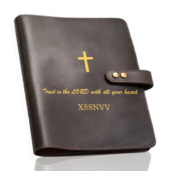 Leather Bible Cover Leather Book Cover Perfect Gift For Friends Families