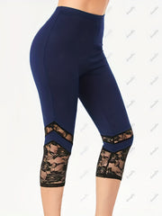 Women's Lace Elastic Skinny Leggings