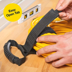 Heavy Duty Extension Cord Storage Straps with Handle