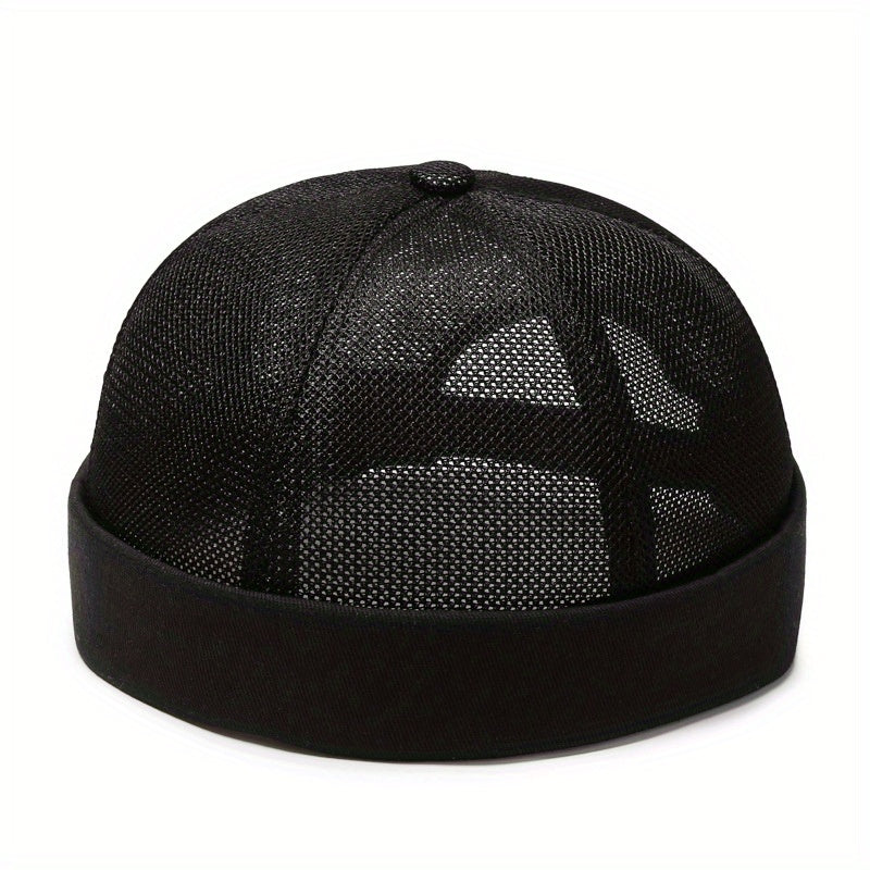 Breathable Mesh Brimless Hat for Men and Women