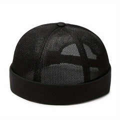 Breathable Mesh Brimless Hat for Men and Women